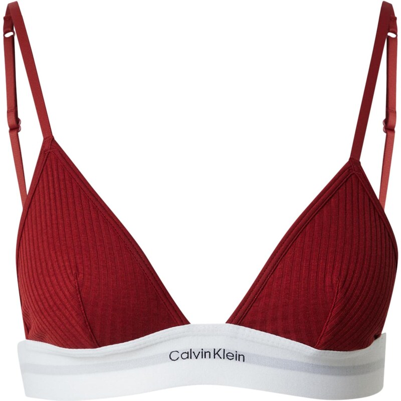 Calvin Klein Underwear Podprsenka bordová / biela 66731499