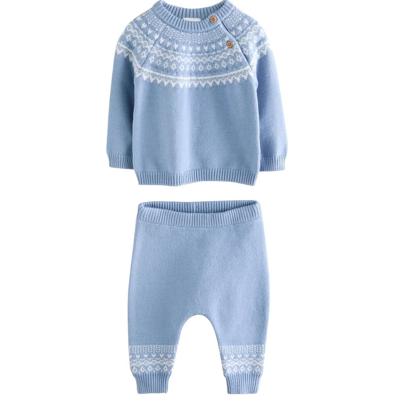 Next Set svetlomodrá / biela 66731558