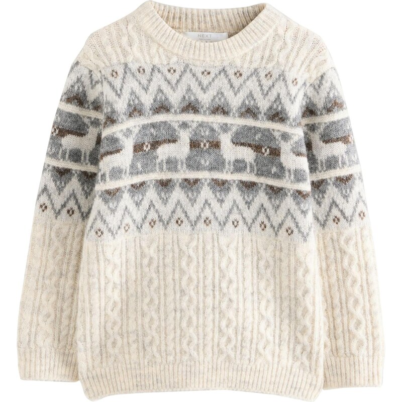 Next Sveter béžová / sivá 66731561