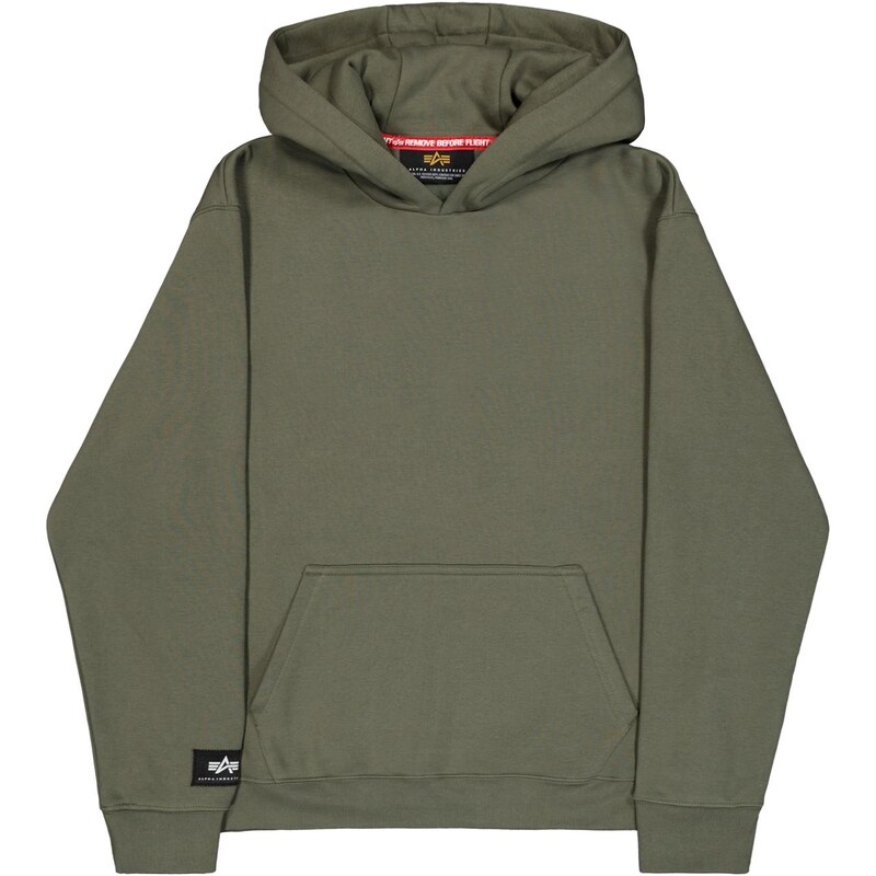 ALPHA INDUSTRIES Mikina Label olivová 66731563