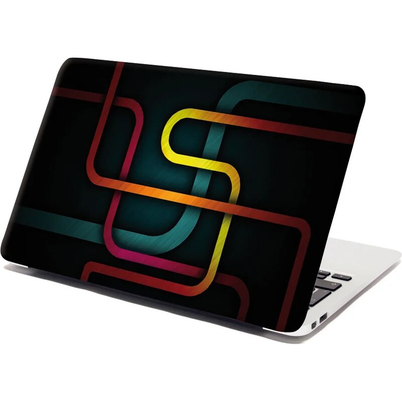 Sablio Samolepka na notebook Farebné klikyháky 65098546