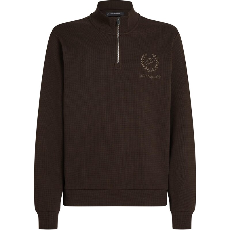 Karl Lagerfeld Mikina tmavohnedá 66731650