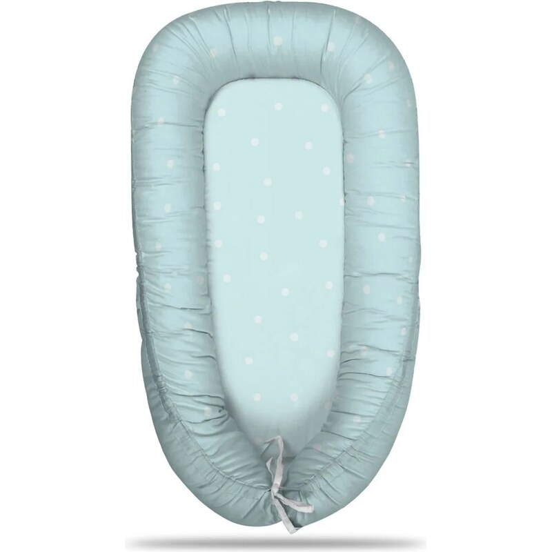 Sablio Hniezdočko pre bábätko Bodky na bledo modrej 65114035