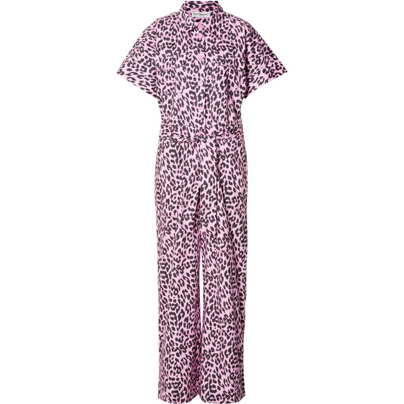 Lollys Laundry Overal Mathilde svetloružová / čierna 66731838