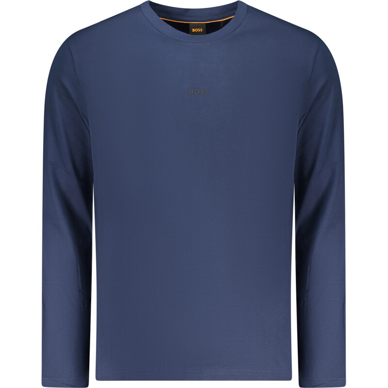 Boss Modré tričko s dlhým rukávom 66737564