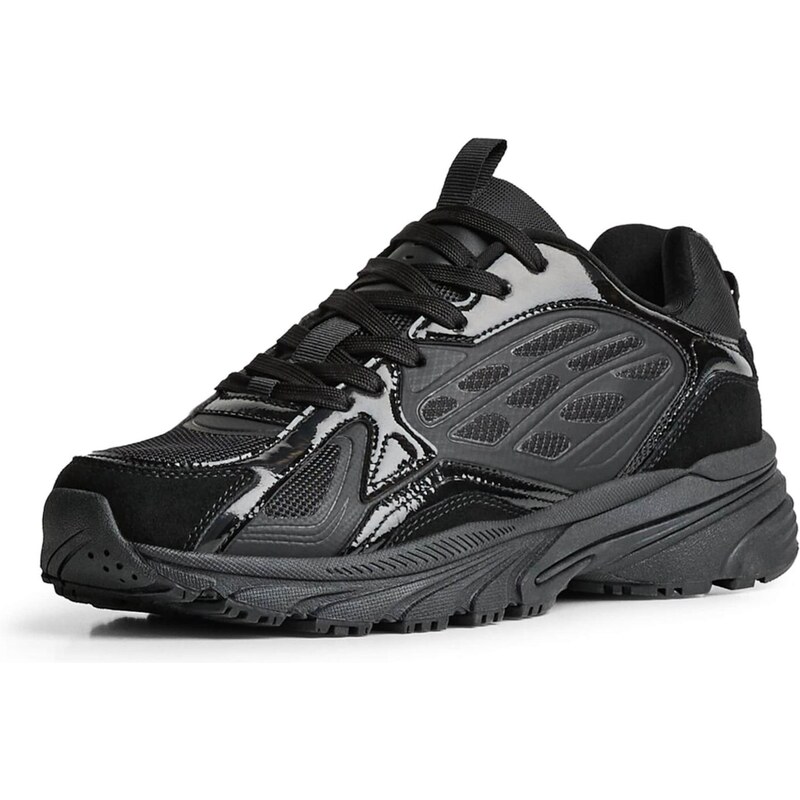 Bershka Nízke tenisky čierna 66731973