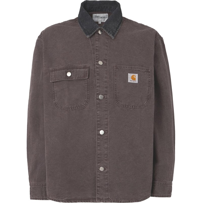 Carhartt WIP Košeľa Mitch čadičová 66732064