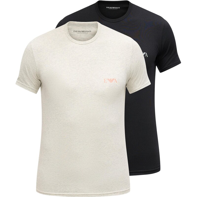 Emporio Armani Tielko sivá / lososová / čierna / biela 66732045