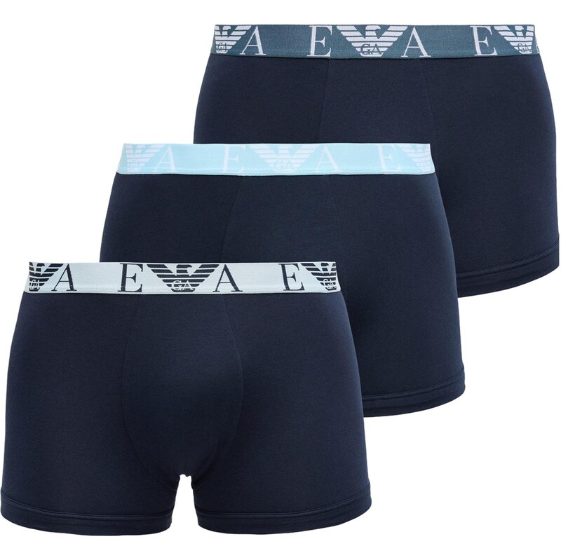 Emporio Armani Boxerky námornícka modrá / pastelovo modrá / 66732035