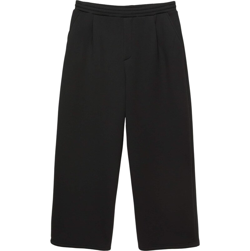 Pull&Bear Plisované nohavice čierna 66732103