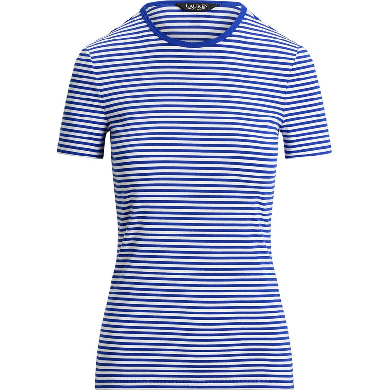 Lauren Ralph Lauren Tričko kráľovská modrá / biela 66732113