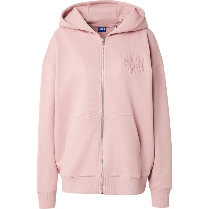 HUGO Tepláková bunda Doa_B_3 ružová 66732124