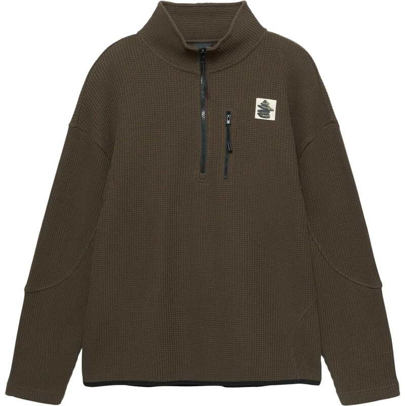 Pull&Bear Mikina olivová 66732108