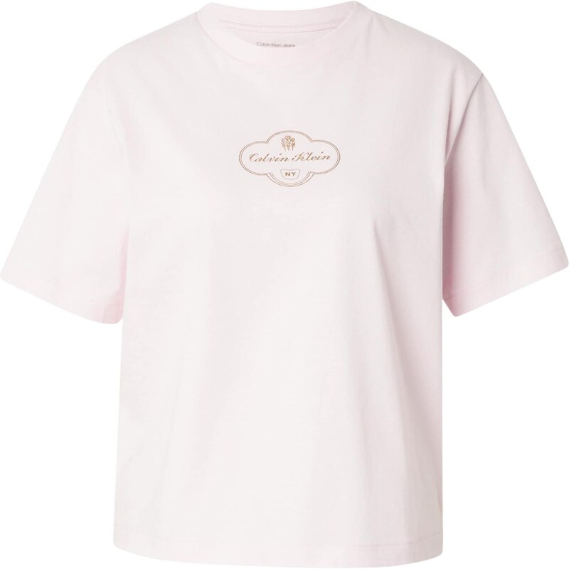 Calvin Klein Jeans Tričko zlatá / púdrová 66733034