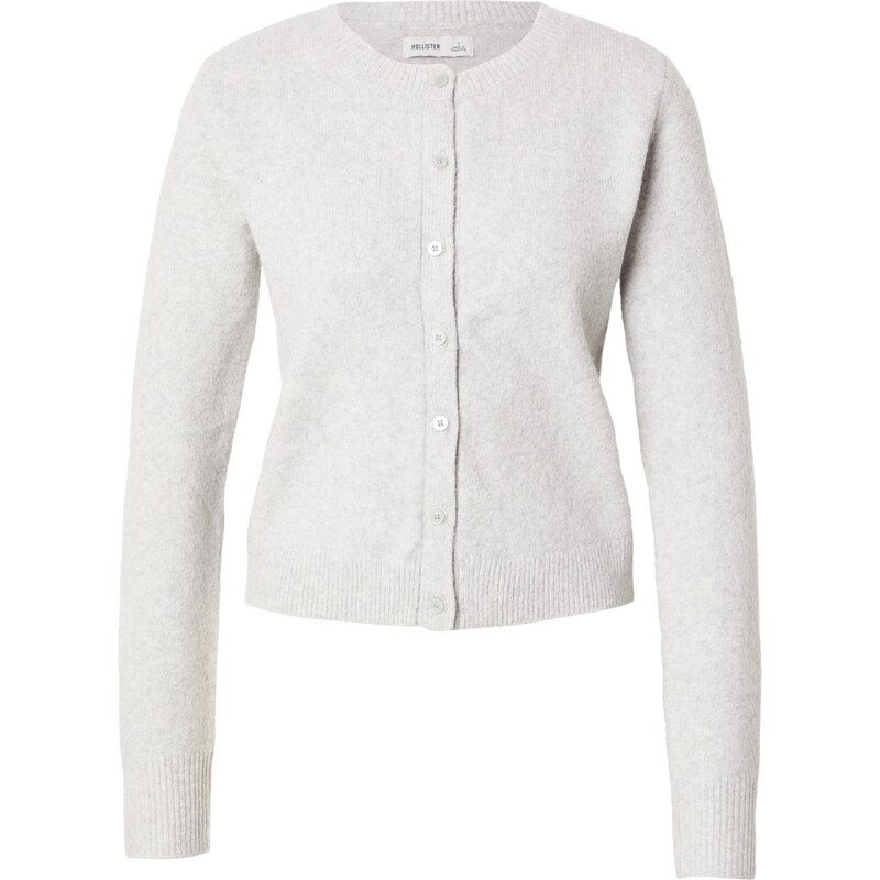 HOLLISTER Kardigán svetlosivá 66732131