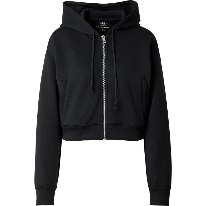 Abercrombie & Fitch Tepláková bunda čierna 66733114