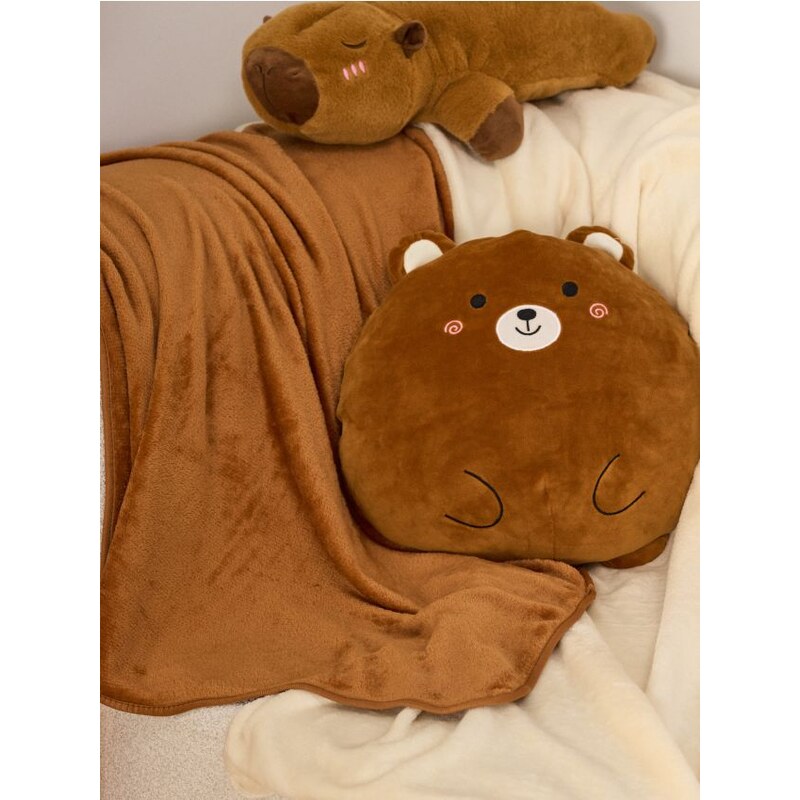 Sinsay - Plyšový medveď s dekou - hnedá 66731141