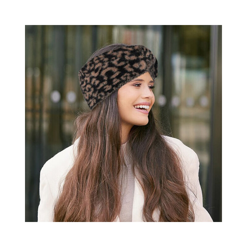 AJS Zimná Čelenka Leopard 66737034