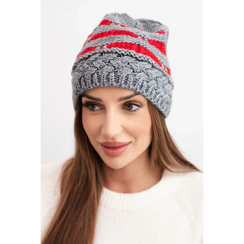 Dámska zimná čiapka Kesi s hrubým úpletom 66737597