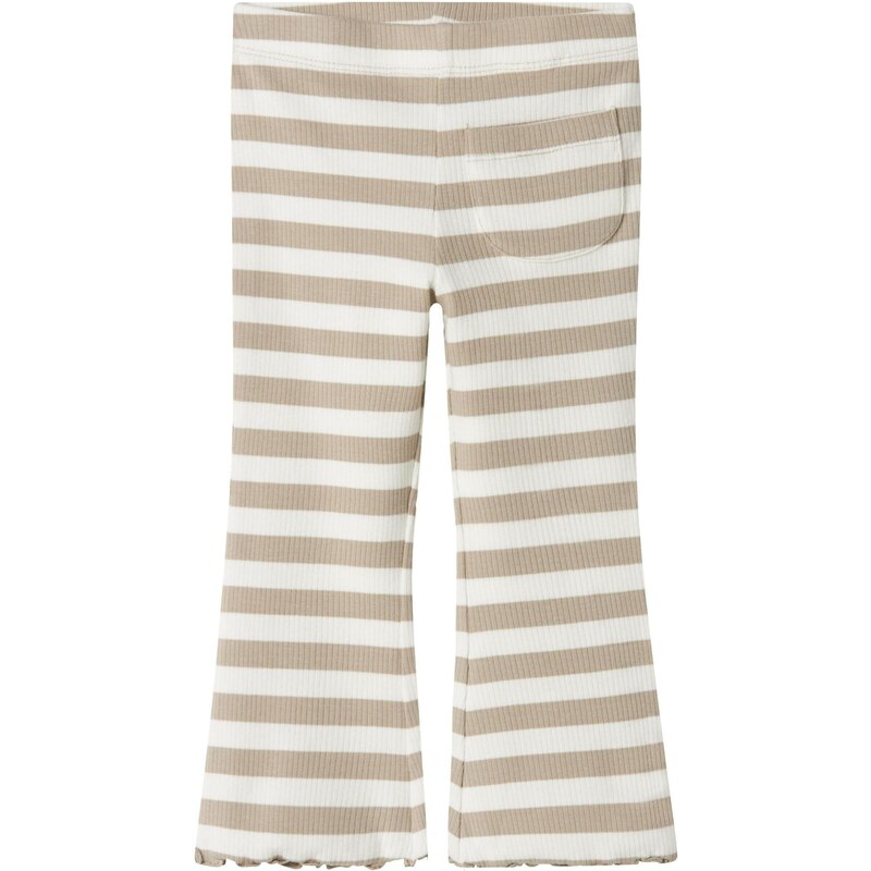 NAME IT Nohavice NMFTaia béžová / biela 66738412