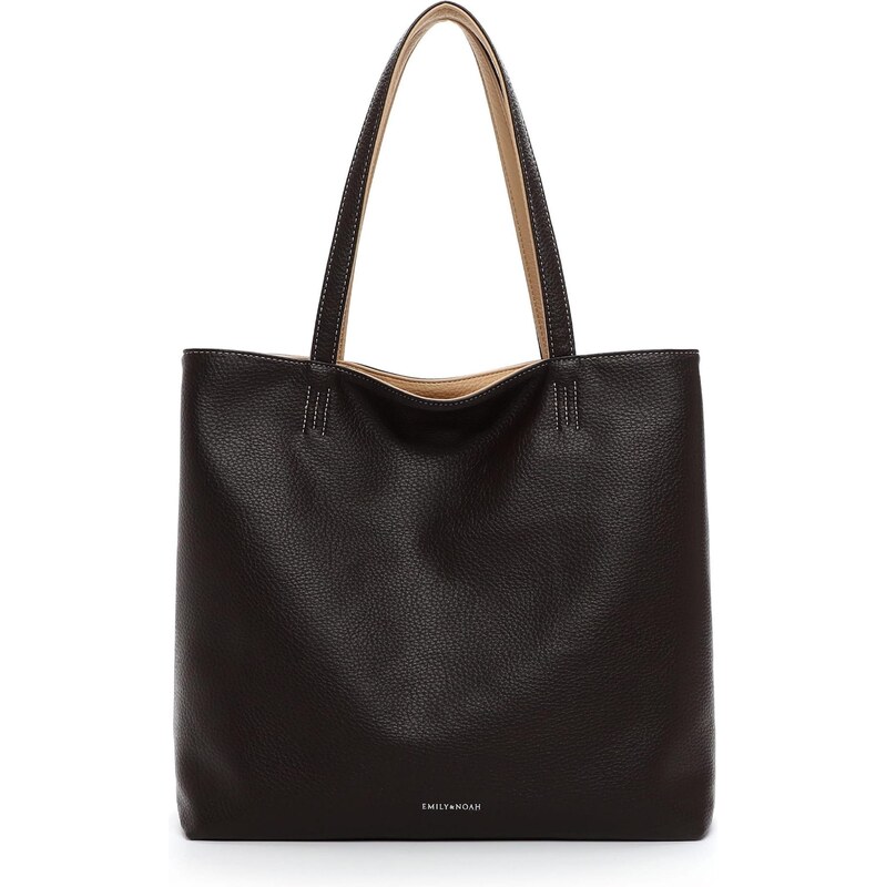Emily & Noah Shopper Eva brokátová / čierna 66738469
