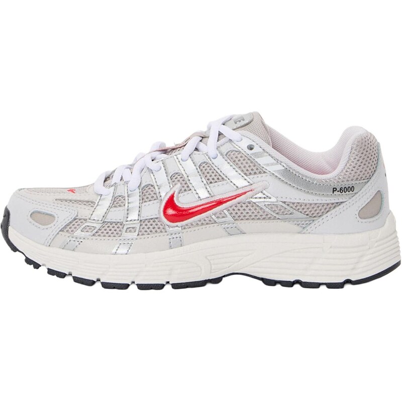 Nike Sportswear Tenisky P-6000 sivá / červená / strieborná / šedobiela 66738529