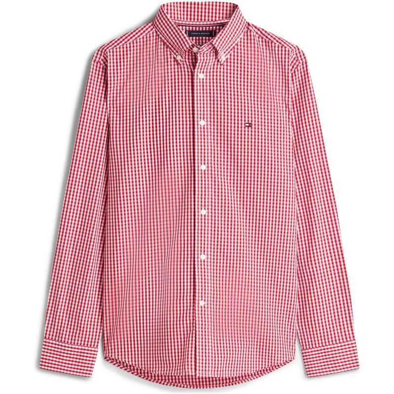 TOMMY HILFIGER Košeľa červená / biela 66738599