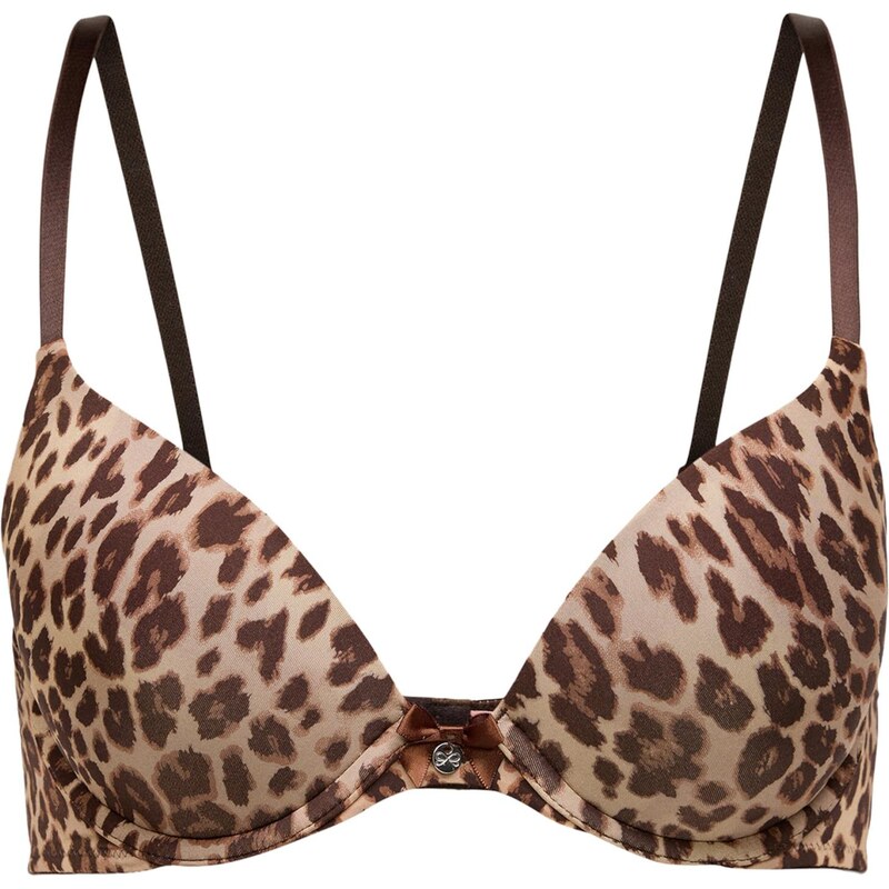 Hunkemöller Podprsenka hnedá / svetlohnedá / čierna melírovaná 66738707