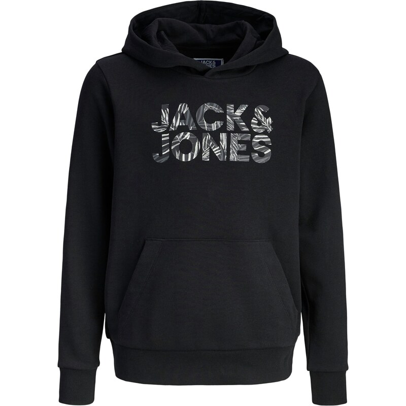 Jack & Jones Junior Mikina JJEJEFF tmavosivá / čierna / biela 66738712