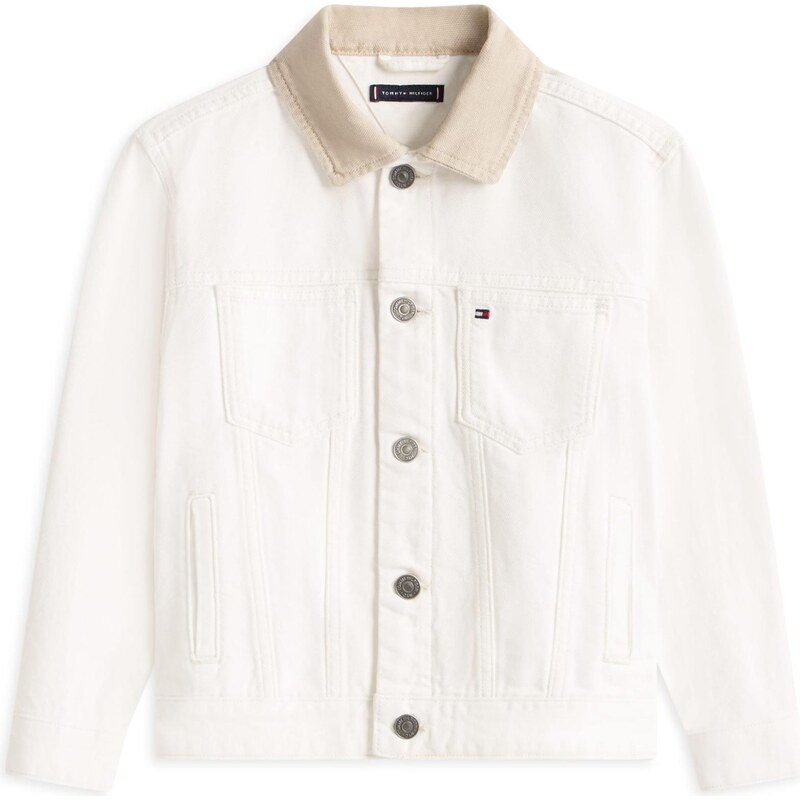 TOMMY HILFIGER Prechodná bunda Heritage béžová / modrá denim / čierna 66738736