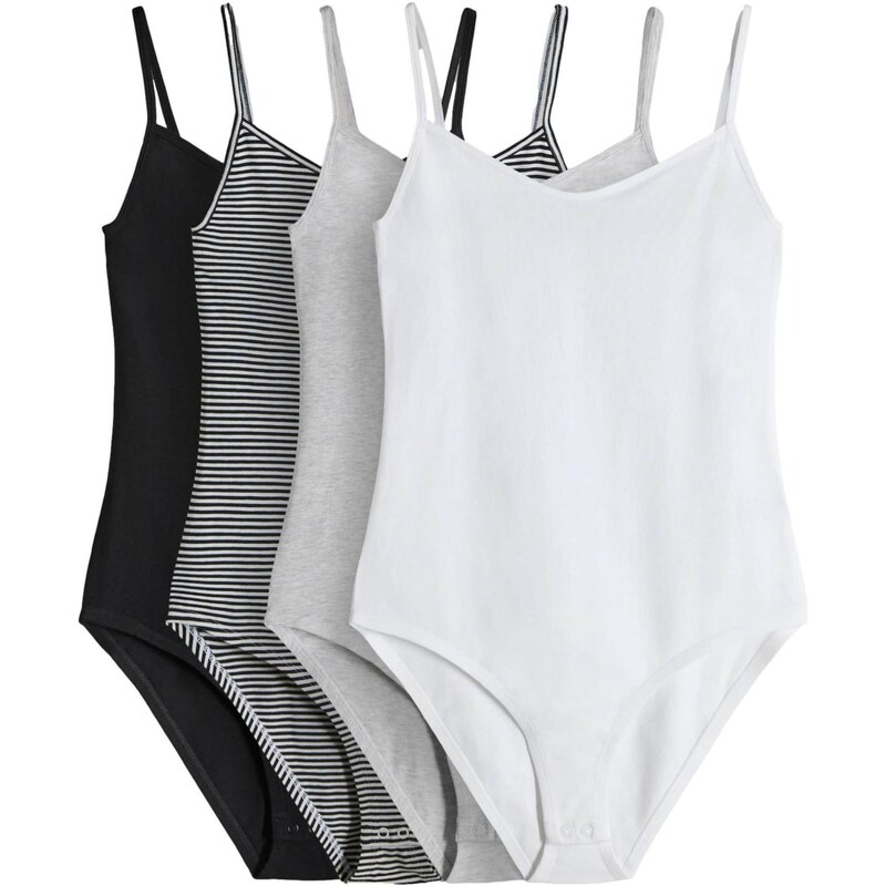 The Set Body svetlosivá / čierna / biela 66738780