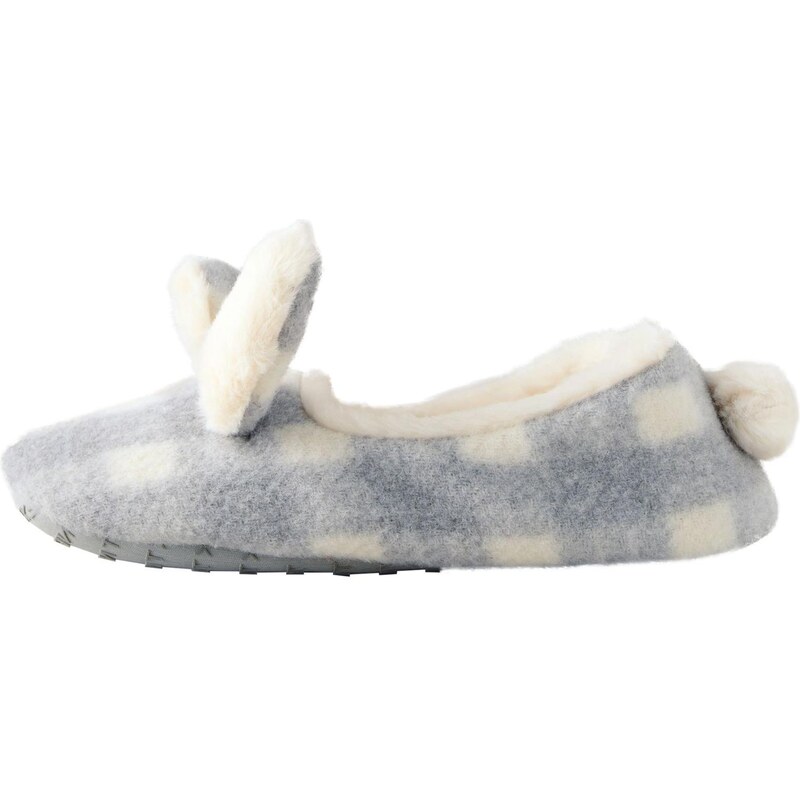 Next Papuče svetlosivá / biela 66738781