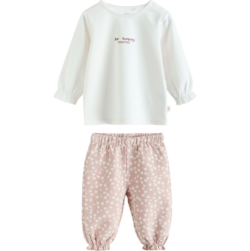 Next Set staroružová / biela 66738778