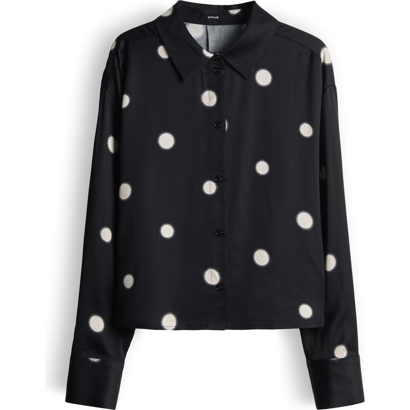 OPUS Blúzka Famena čierna / prírodná biela 66738835