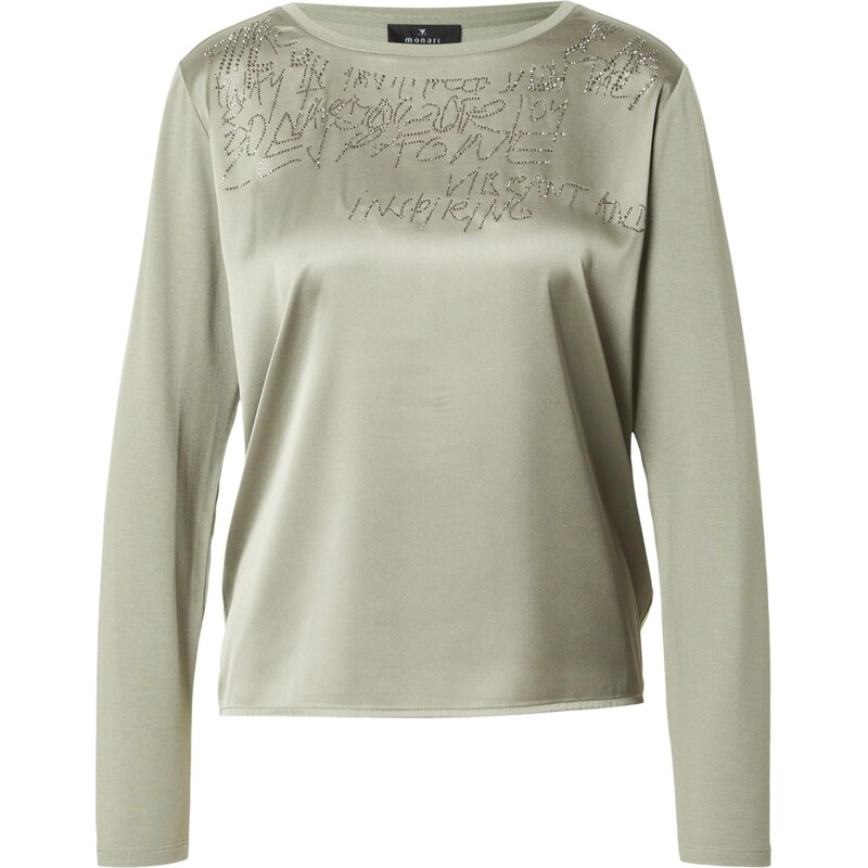monari Tričko pastelovo zelená / strieborná 66738865