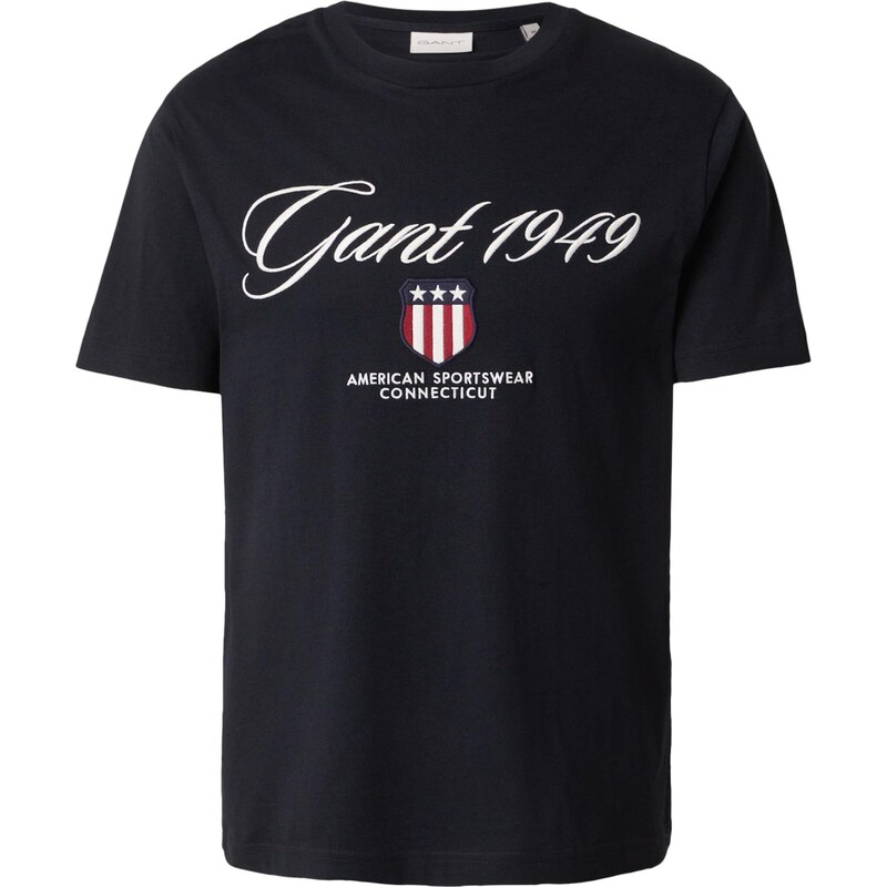 GANT Tričko námornícka modrá / tmavočervená / čierna / biela 66738895