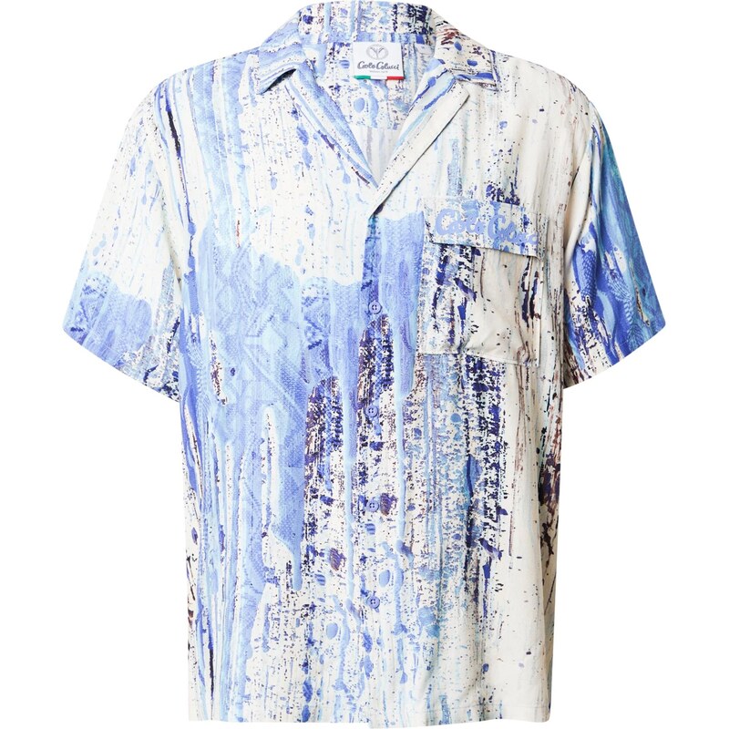 Carlo Colucci Košeľa nebielená / námornícka modrá / nebesky modrá / 66738888