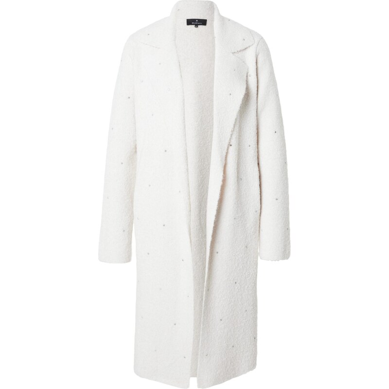 monari Pletený kabát strieborná / biela 66738925