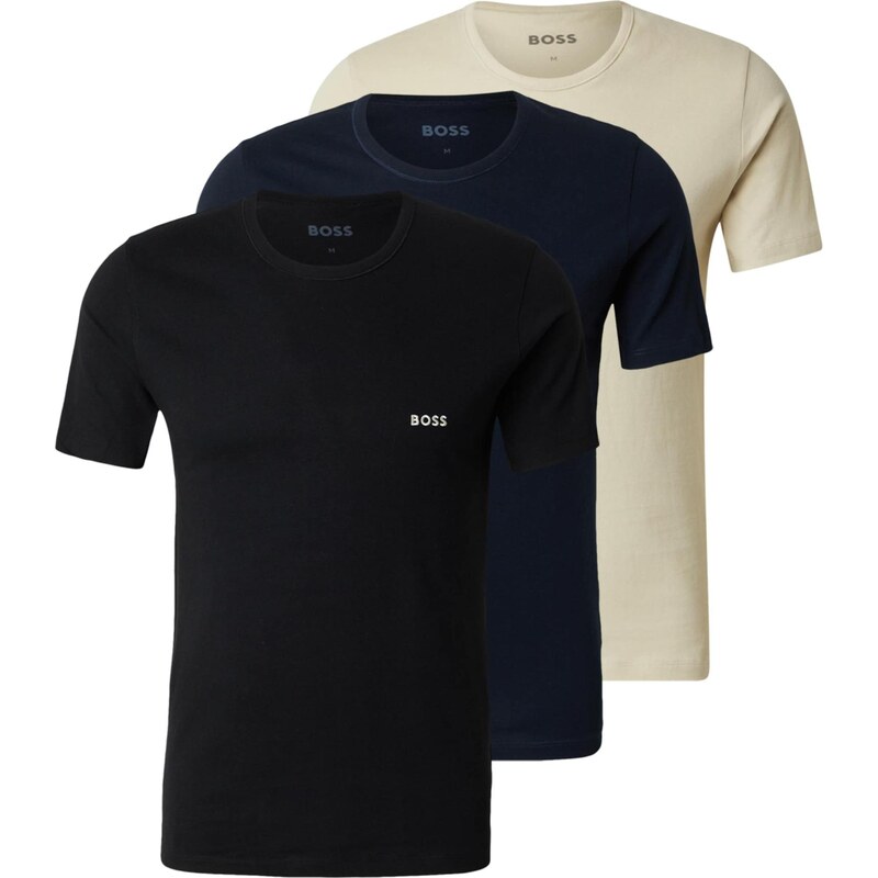 BOSS Tričko Classic nebielená / námornícka modrá / čierna 66738935