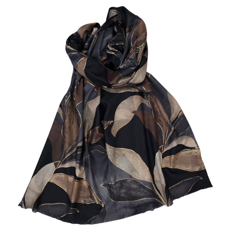 Katrins Fashion Dámsky šál lístie 66786635