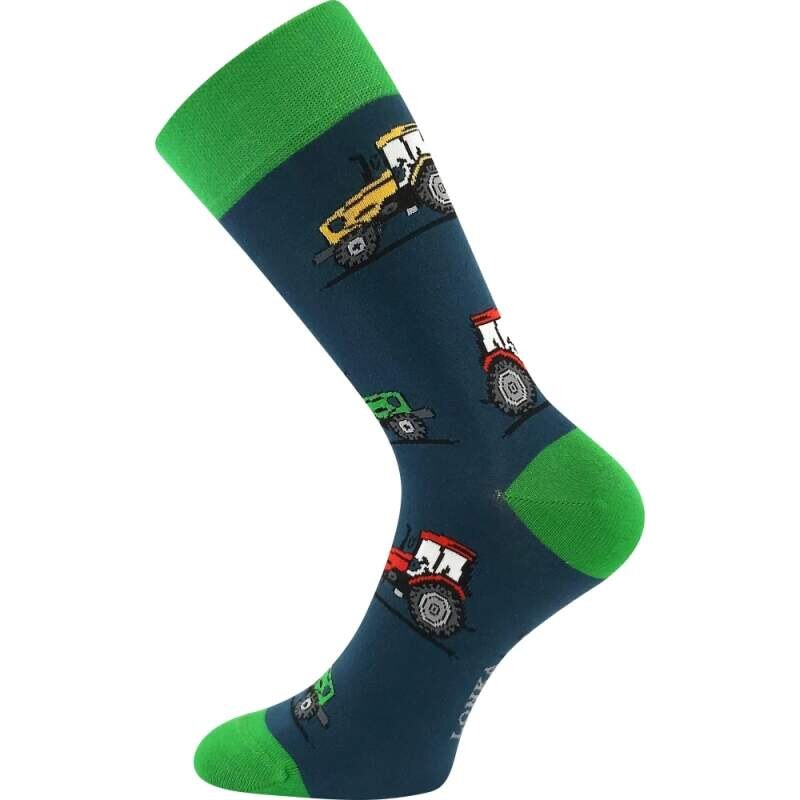 DEPATE farebné veselé ponožky Lonka - TRAKTORY - 1 pár 66786938