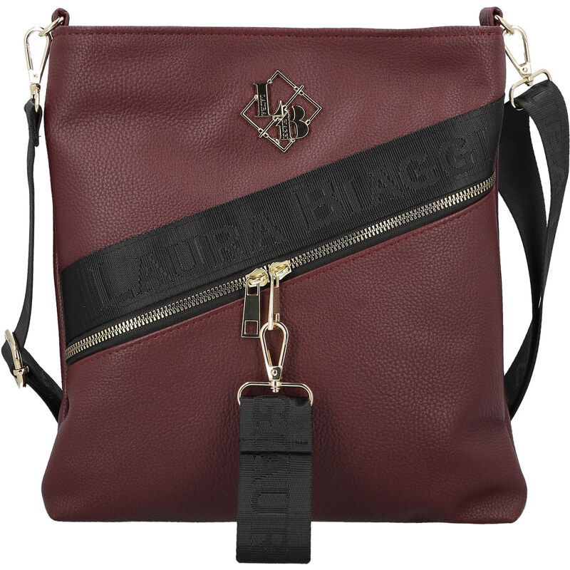 Laura Biagii Dámska crossbody kabelka vínová - Laura Biaggi Latoya new 65460150