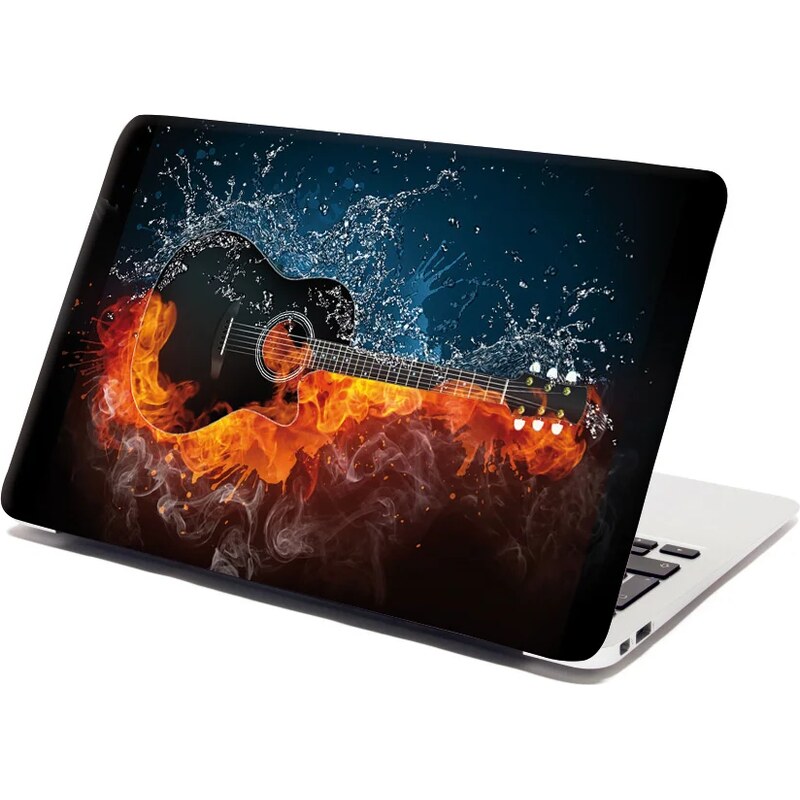 Sablio Samolepka na notebook Ohnivá gitara 65101959