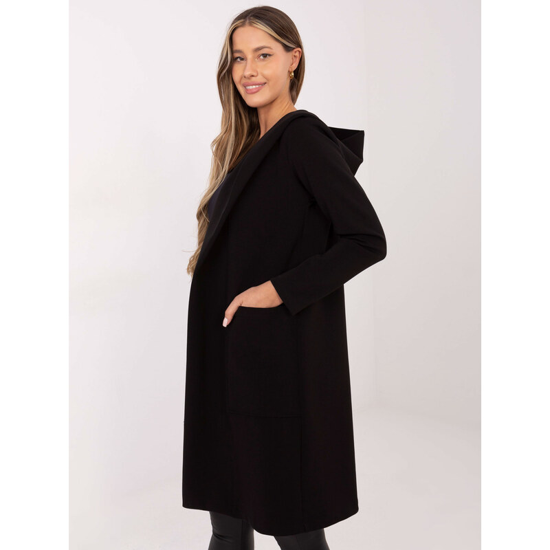 Factory Price Čierna mikina s kapucňou 66787446