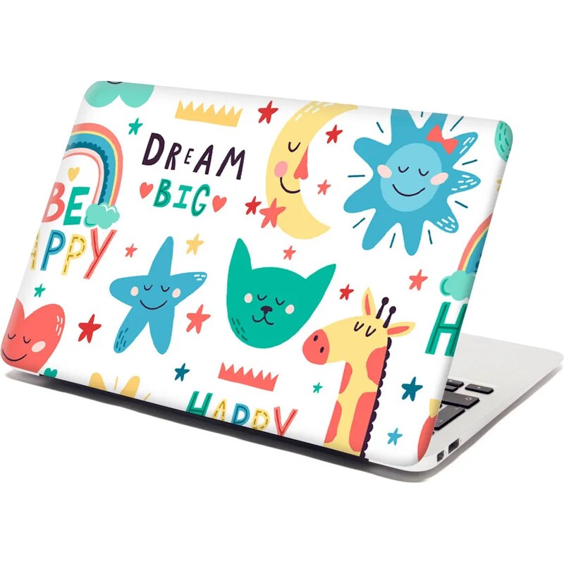 Sablio Samolepka na notebook Happy day 65099923