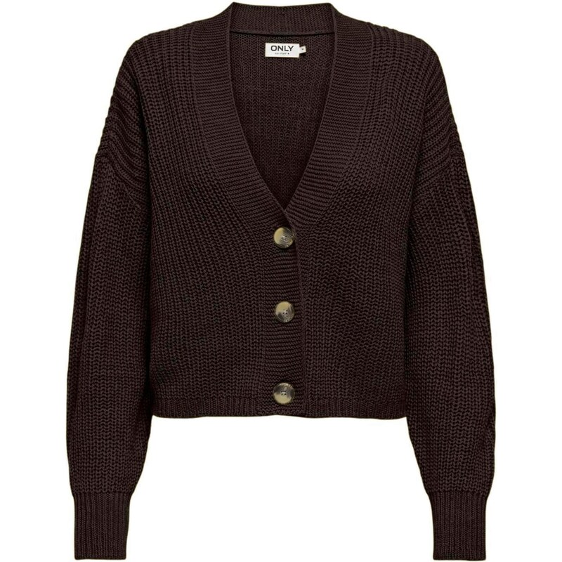 ONLY Kardigán ONLCarol tmavohnedá 66789606