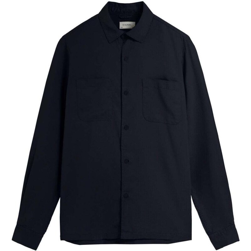 Scalpers Košeľa námornícka modrá 66789655