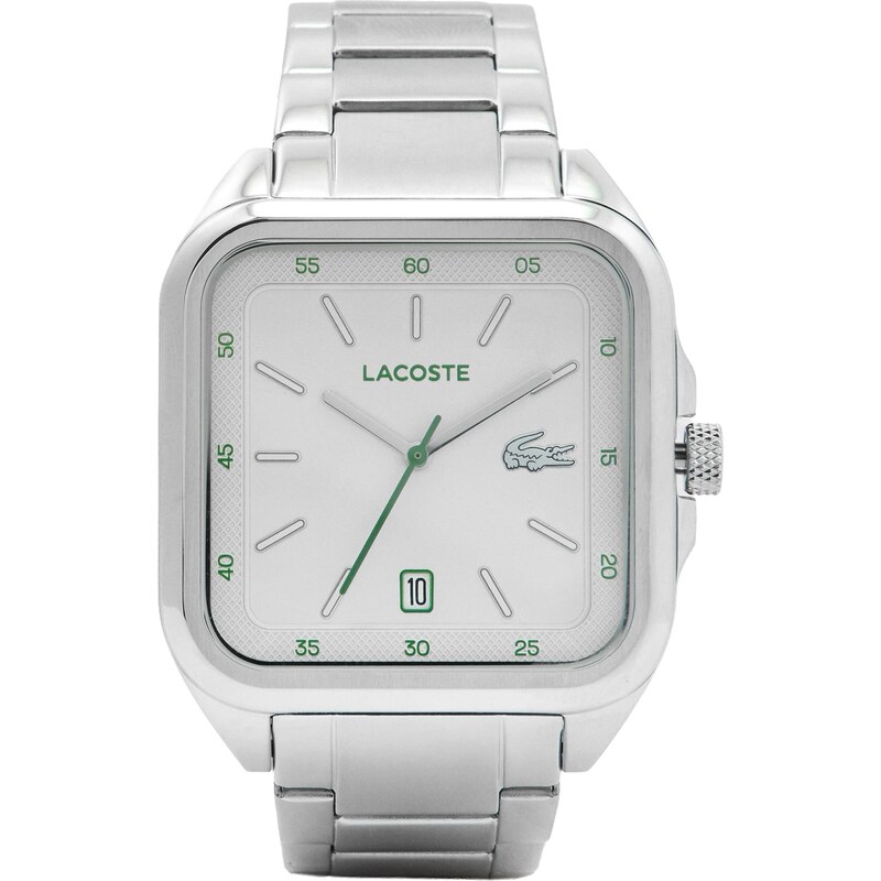 LACOSTE Analógové hodinky antracitová / biela 66789707