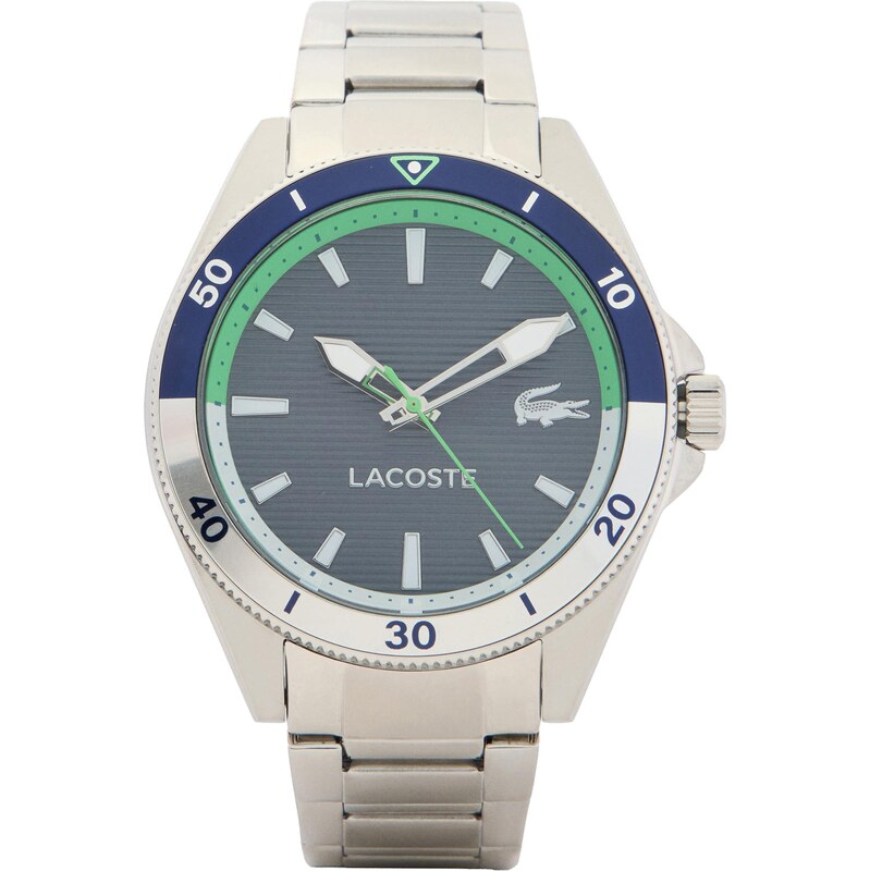 LACOSTE Analógové hodinky Mainsail námornícka modrá / svetlozelená / 66789708