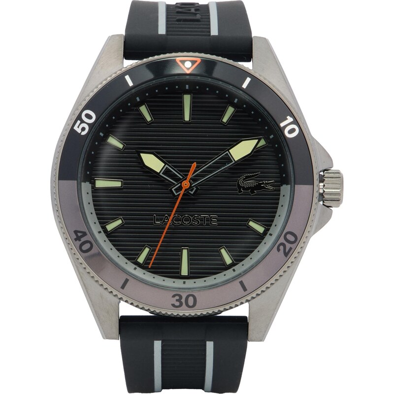 LACOSTE Analógové hodinky Mainsail svetložltá / oranžová / čierna / 66789715